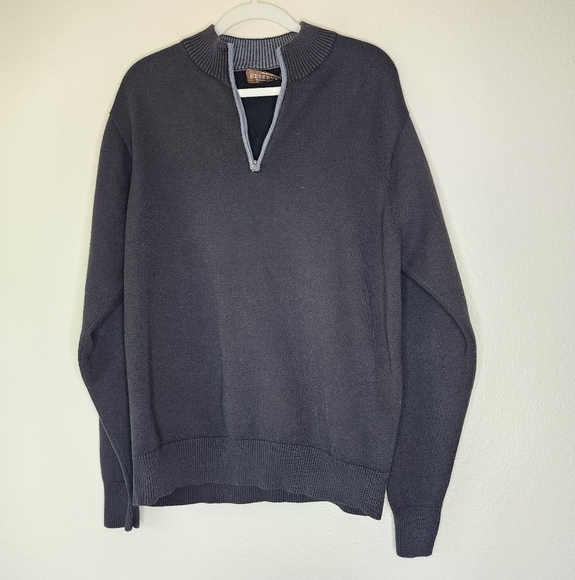 Reserve Patrick James Quarter Zip Sweater XL - Picture 2 of 8